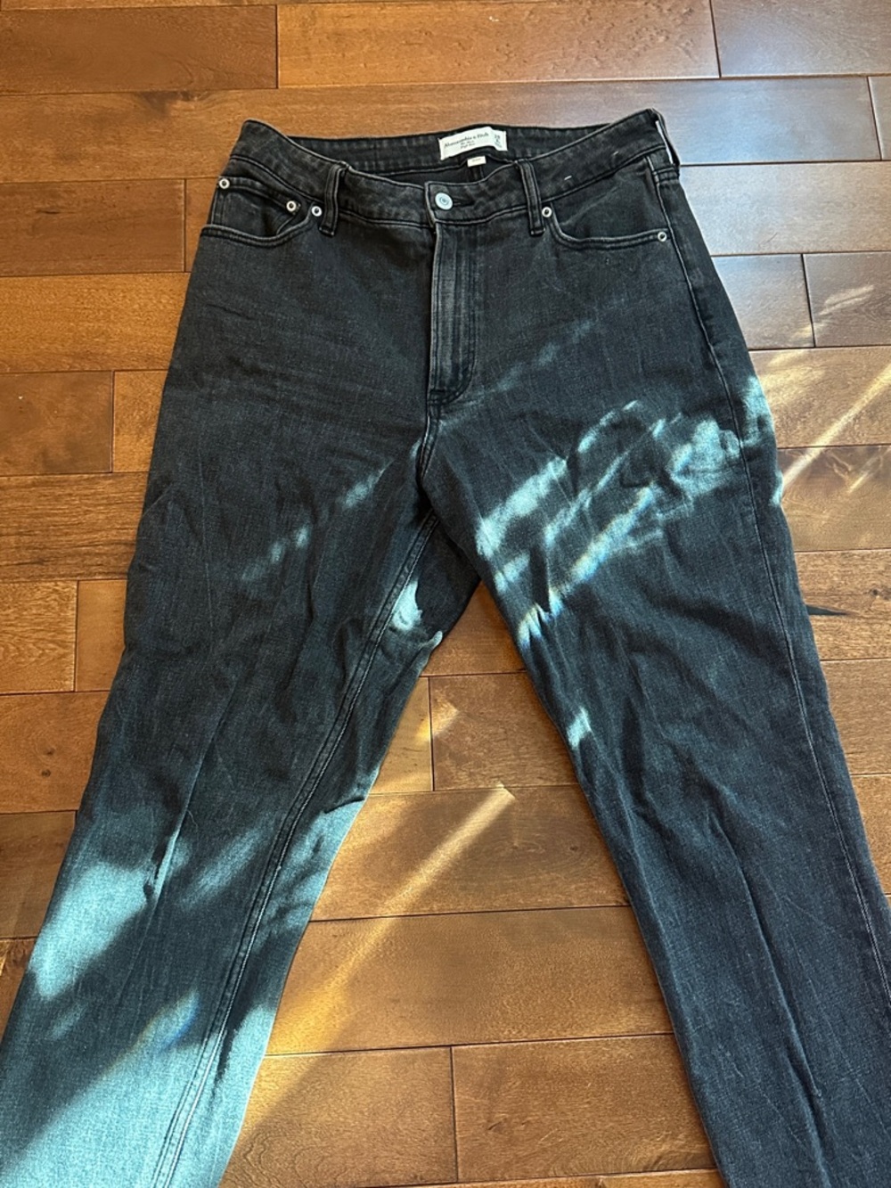 Abercrombie & Fitch Women's High Rise Black Denim Jeans
